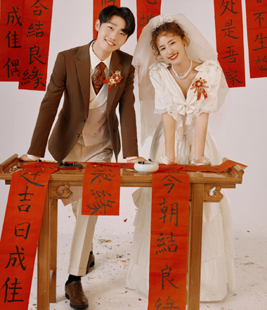 婚纱照复古喜嫁风