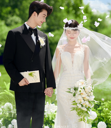 婚纱照唯美森系风