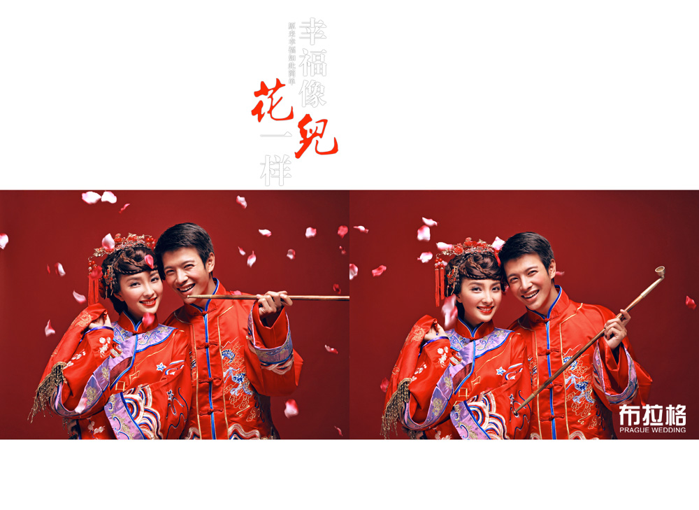 凤冠霞帔古装婚纱照