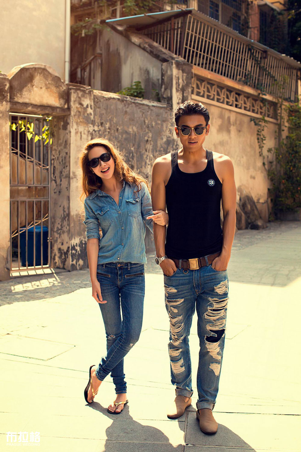 浪漫街头情侣写真欣赏