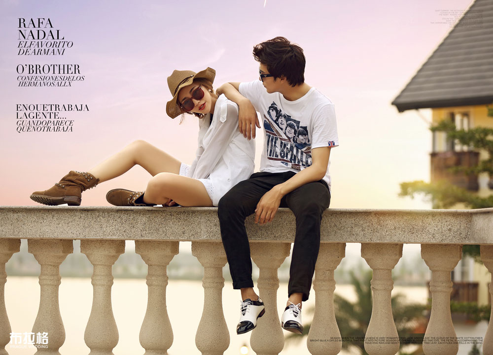 快乐的节日情侣写真欣赏