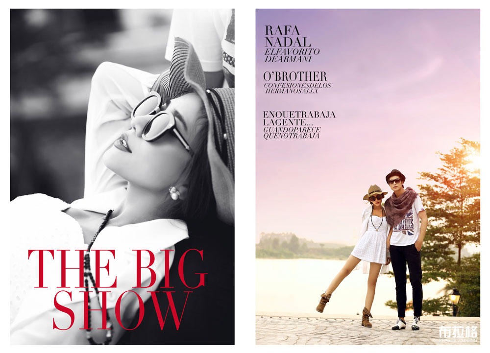 快乐的节日情侣写真欣赏